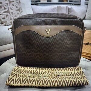 MARIO VALENTINO Vintage Monogram Shoulder Bag w/dust bag EUC